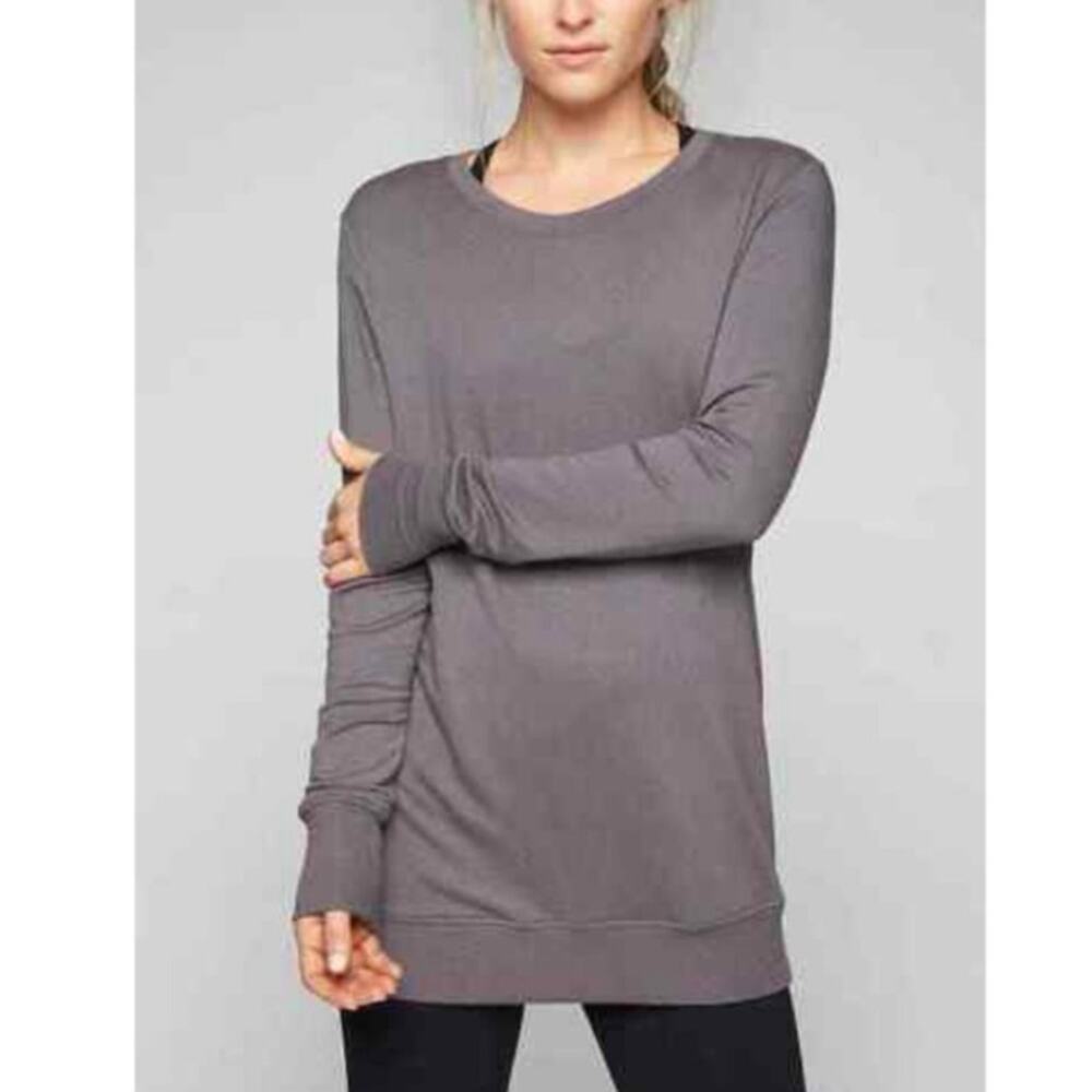 Athleta Coaster Go To Cutout Modal Sweatshirt size medium